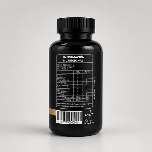 Potasio + Magnesio Citrato