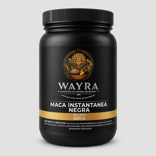 Maca instantanea negra