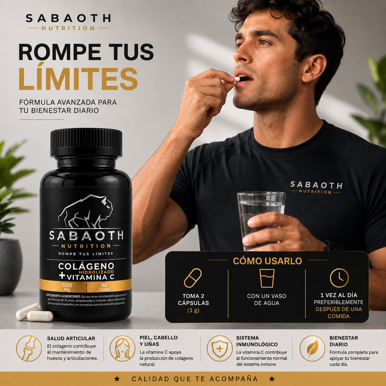 Colágeno hidrolizado + Vitamina C
