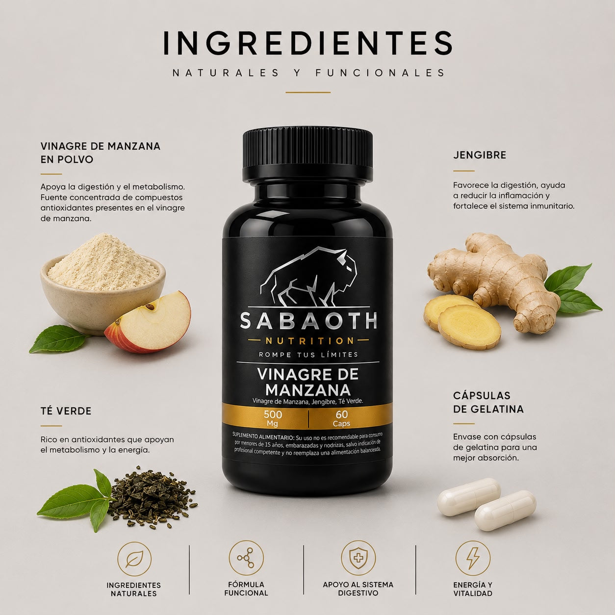 Vinagre de manzana capsulas