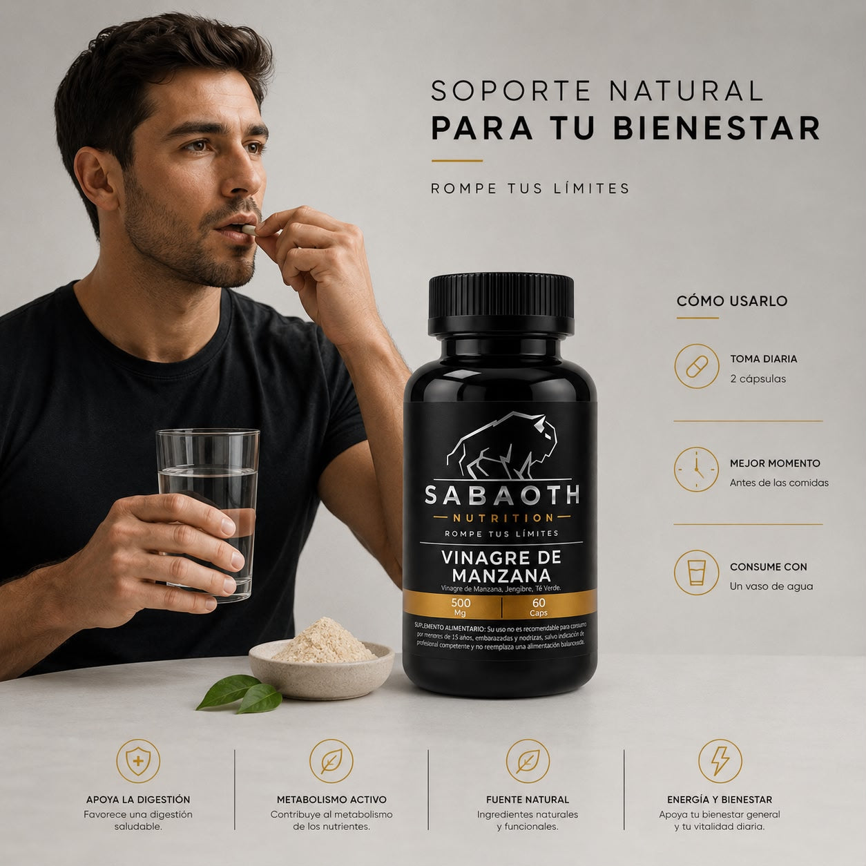 Vinagre de manzana capsulas